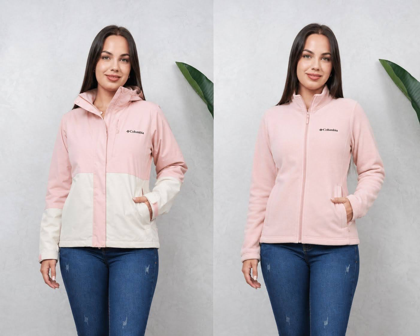 Cortaviento Columbia de mujer 2 en 1
