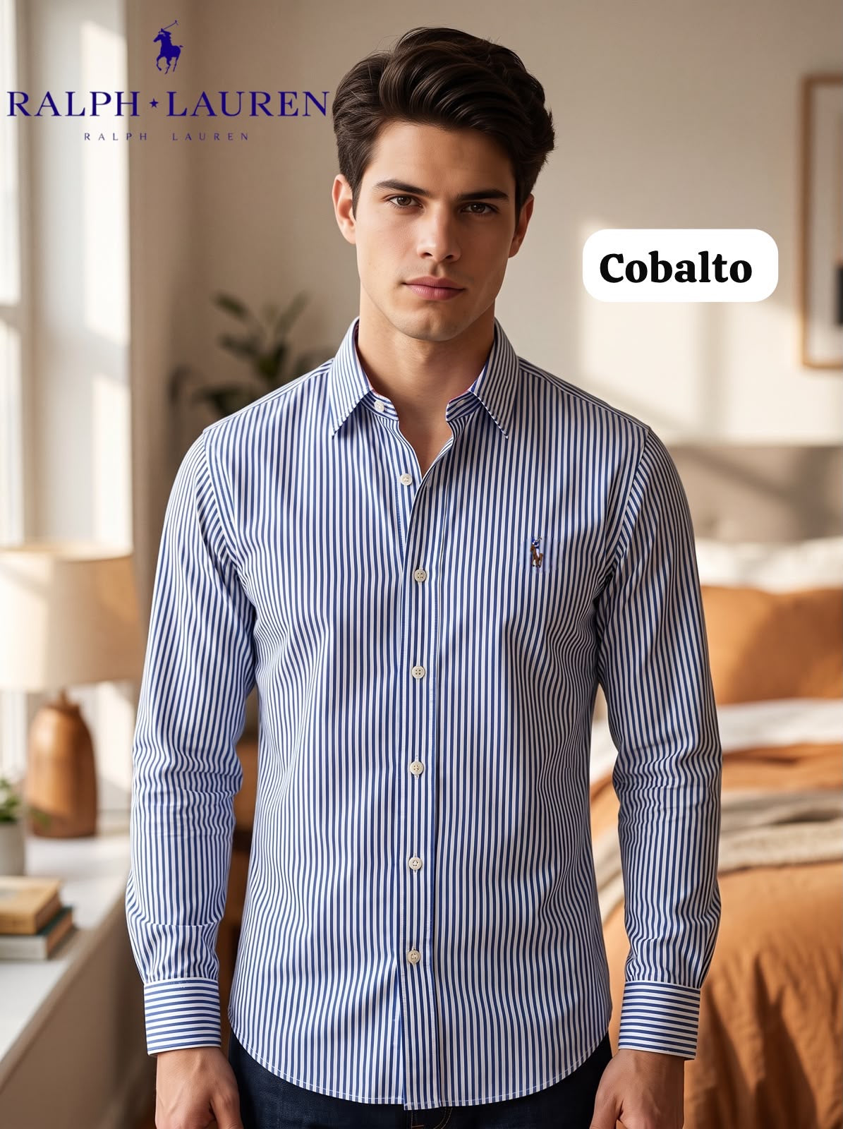 Camisa Ralph Lauren manga larga a rayas