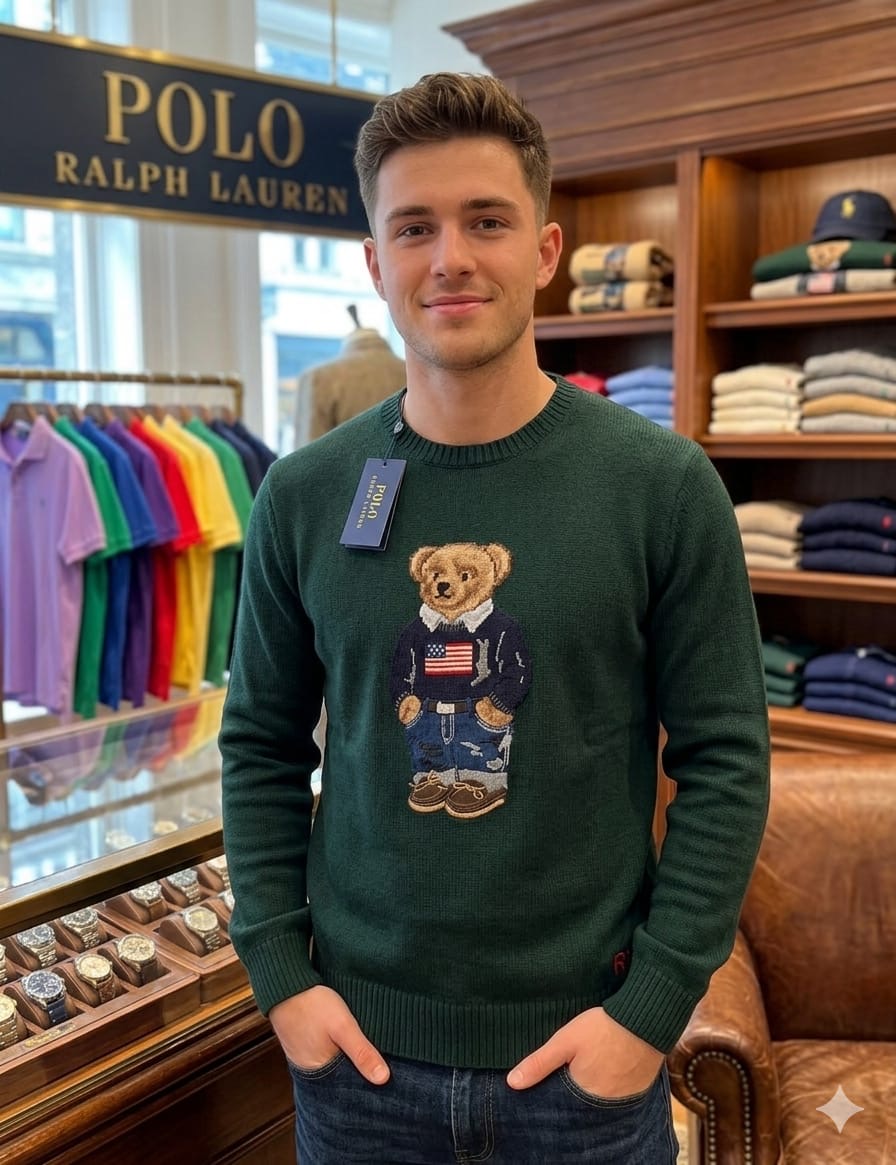 Chompa Ralph Lauren oso