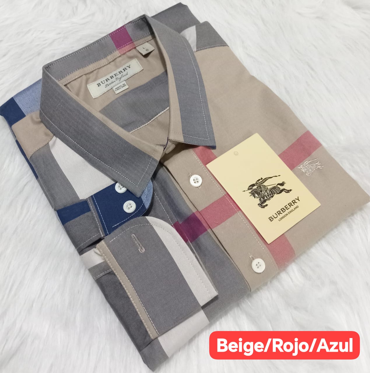 Camisa Burburry manga larga