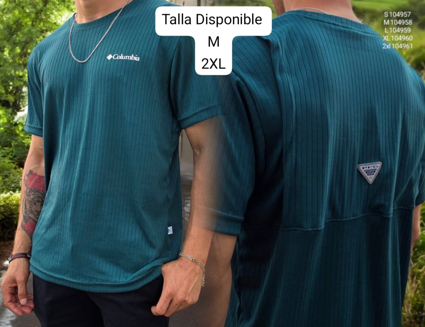 Polo cuello redondo Columbia