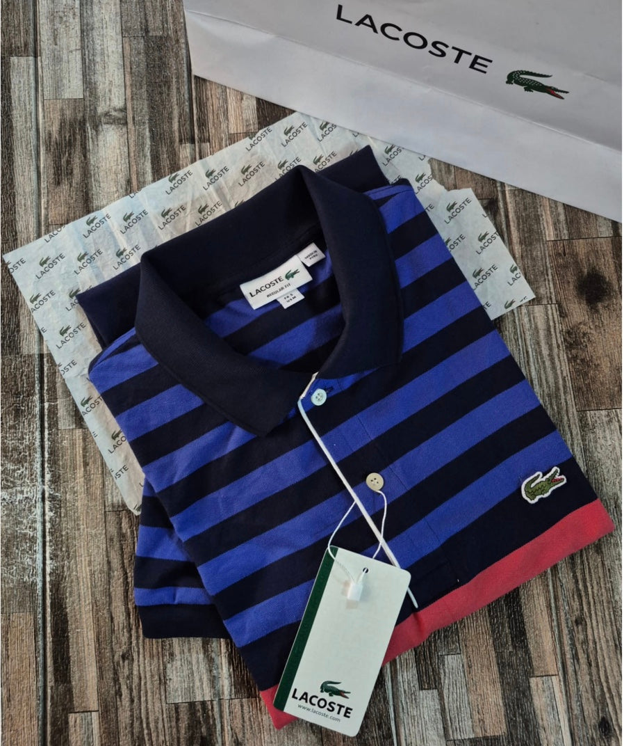 Camisero Lacoste algodón pique