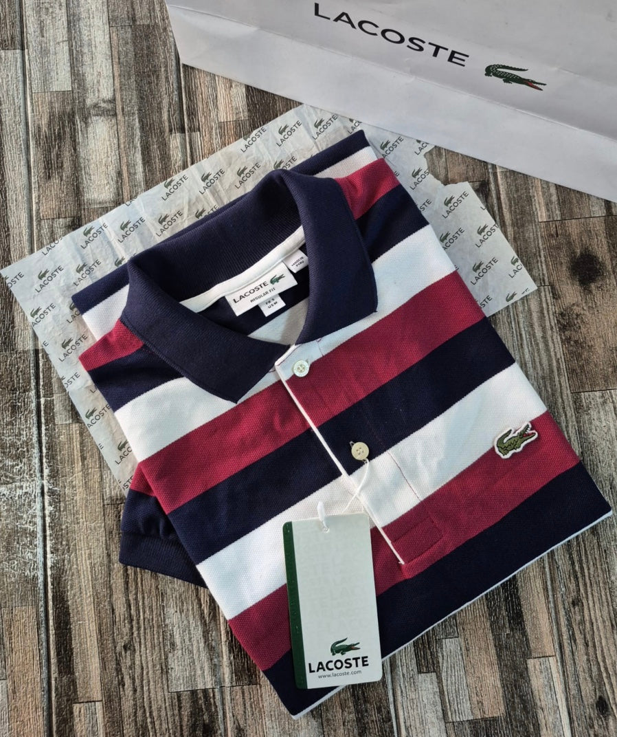 Camisero Lacoste algodón pique