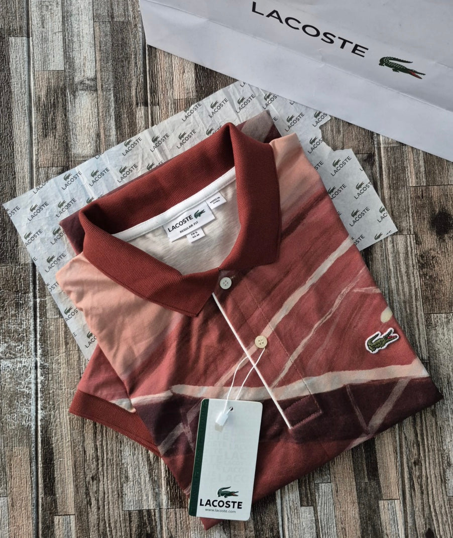 Camisero Lacoste algodón pique