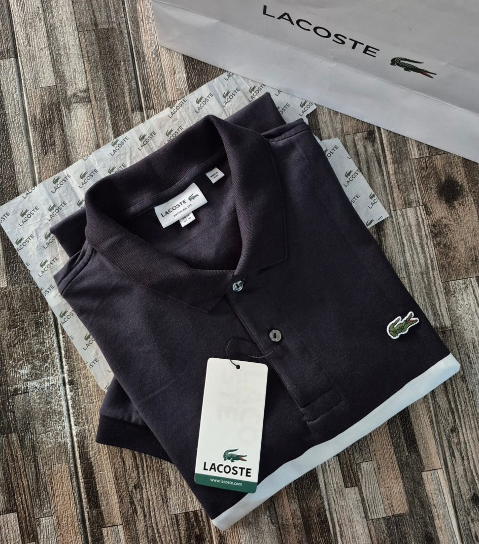 Camisero Lacoste algodón pique