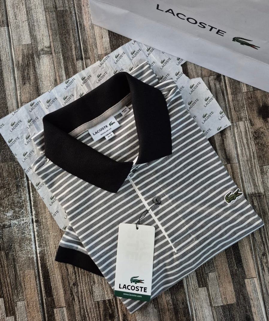 Camisero Lacoste algodón pique