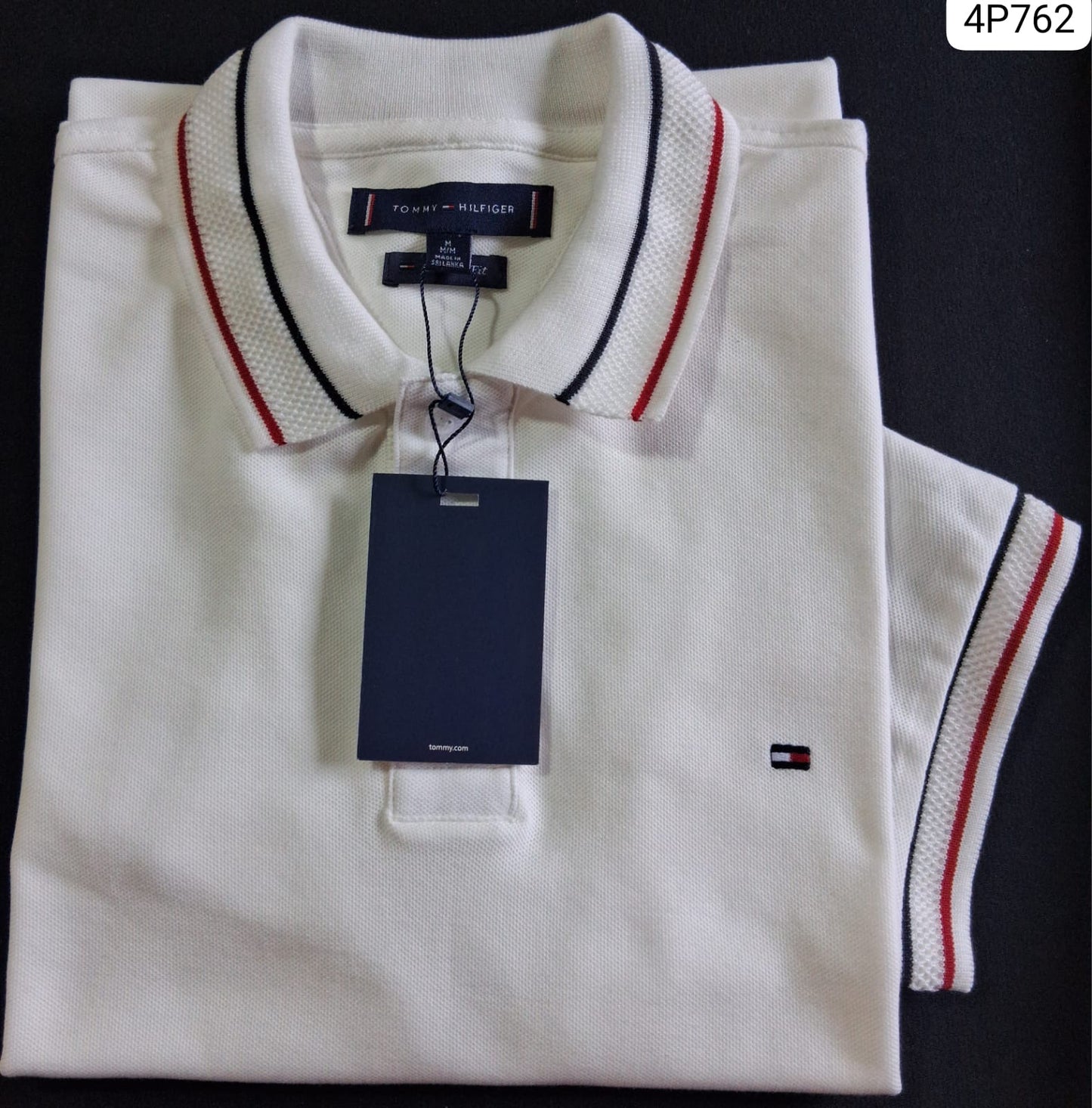 Camisero Tommy H algodón piqué