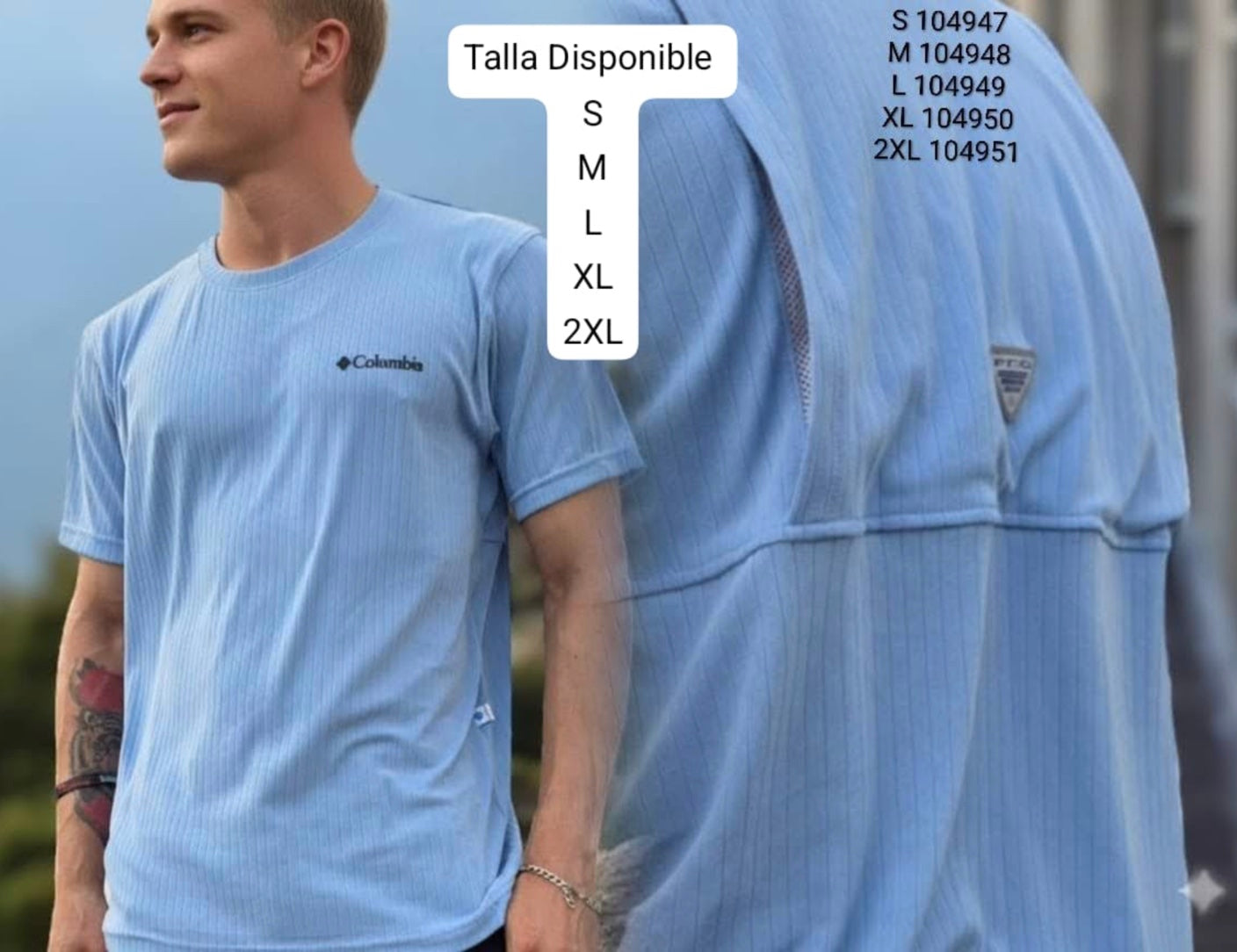 Polo cuello redondo Columbia