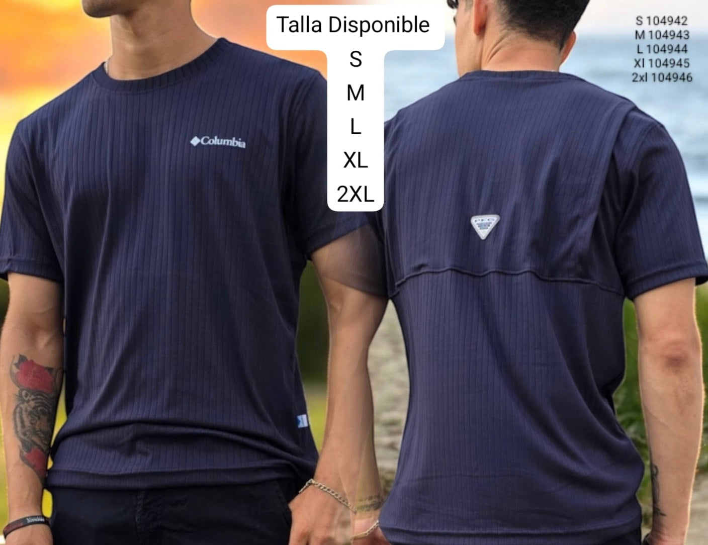 Polo cuello redondo Columbia