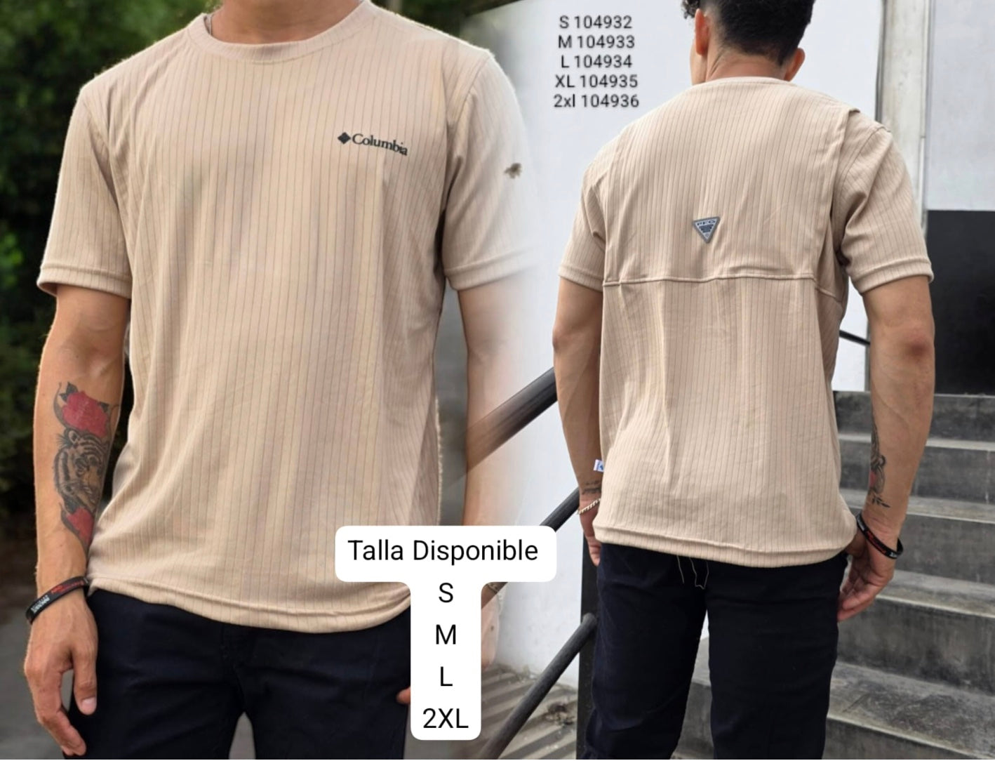 Polo cuello redondo Columbia