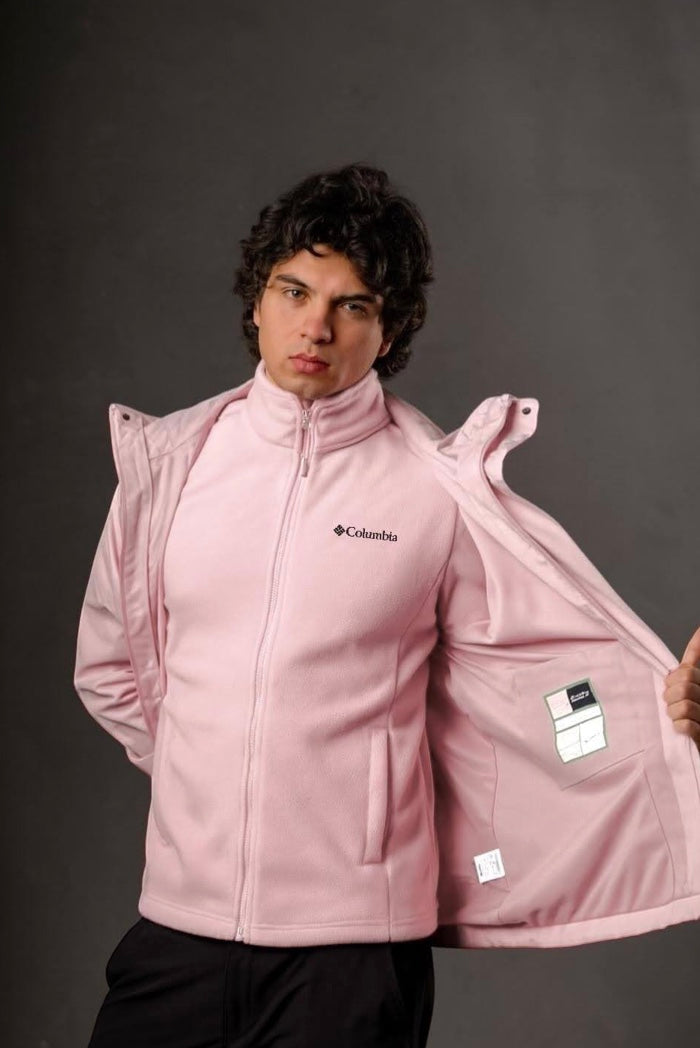 Casaca Reversible para Hombre 2 en 1 ( Abrigo con micropolar)