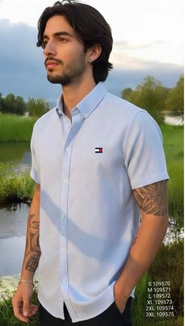 Camisa Tommy manga corta