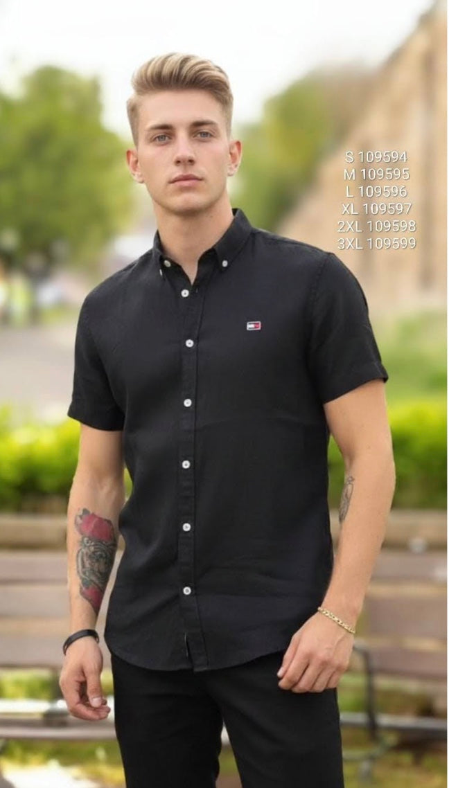 Camisa Tommy manga corta