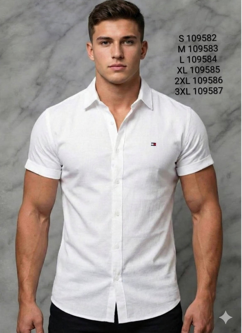Camisa Tommy manga corta