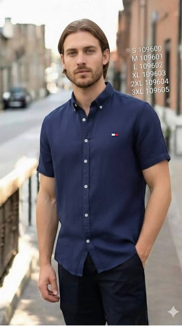 Camisa Tommy manga corta