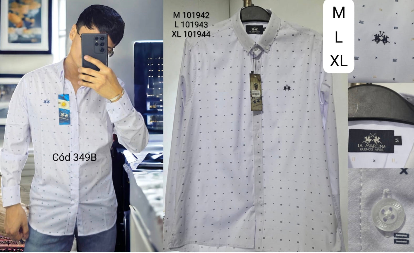 Camisa La Martina manga larga