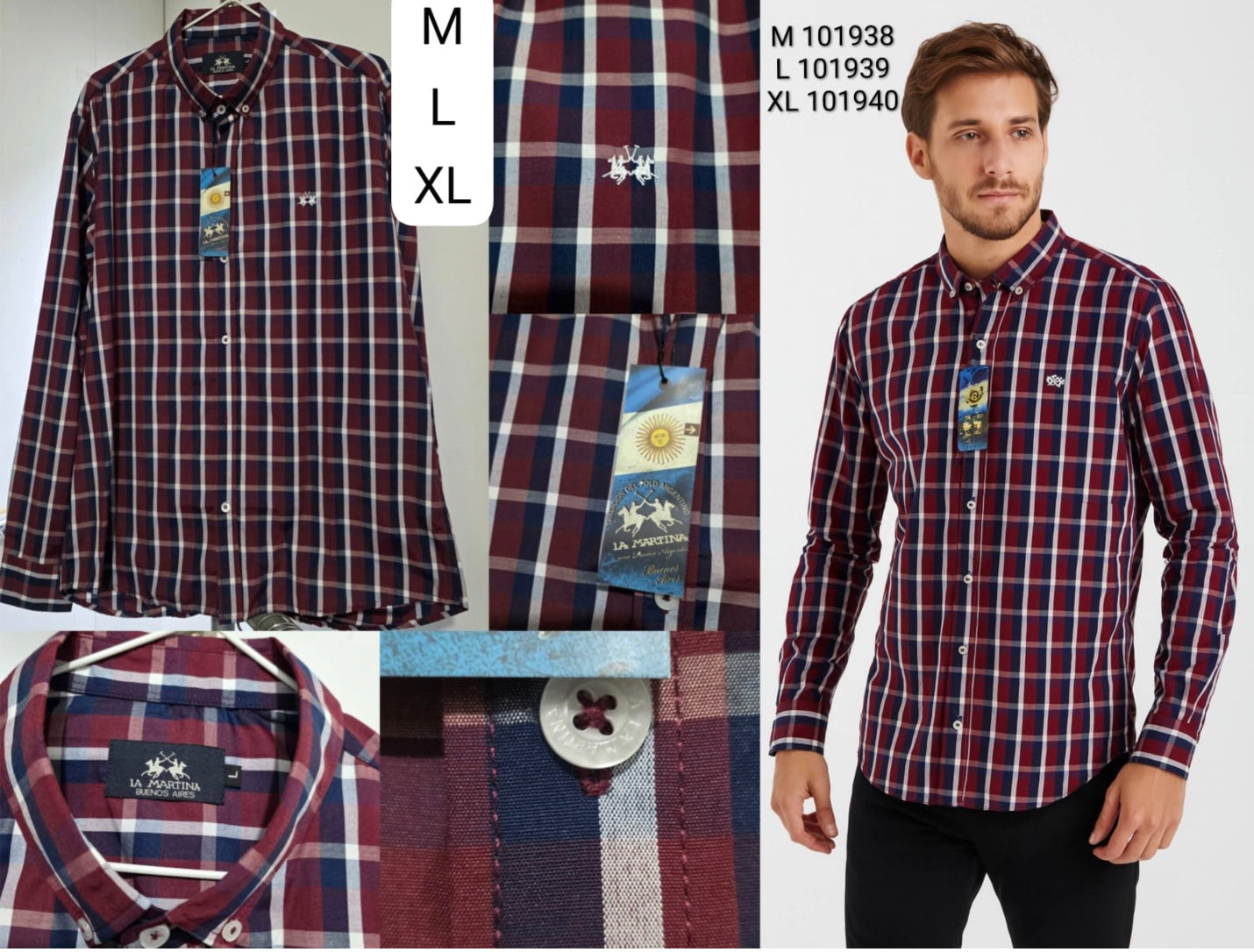 Camisa La Martina manga larga