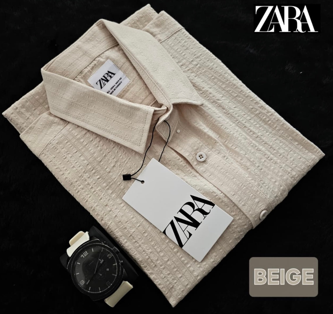 Camisa Zara manga corta