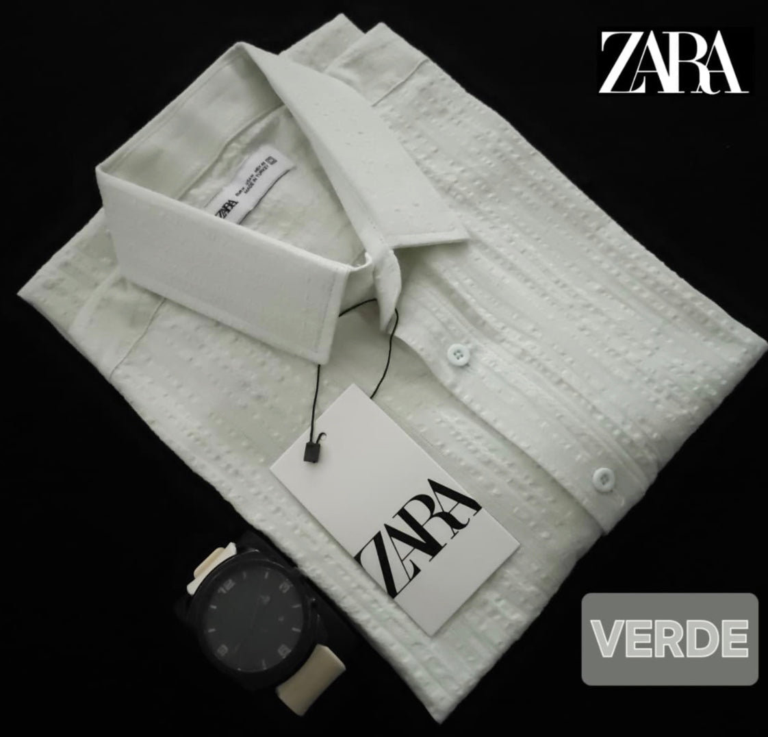 Camisa Zara manga corta