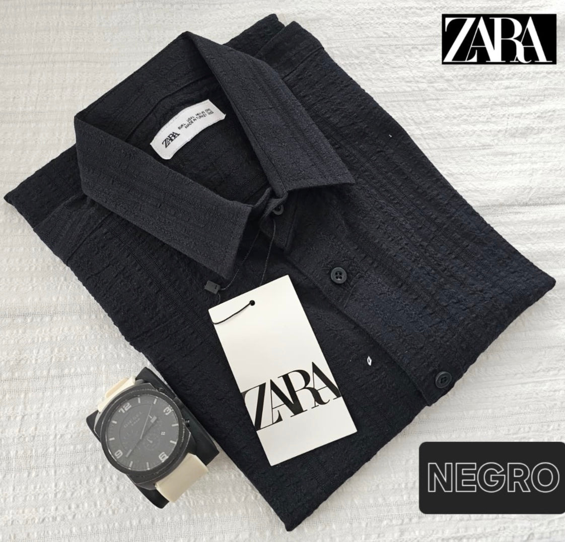 Camisa Zara manga corta