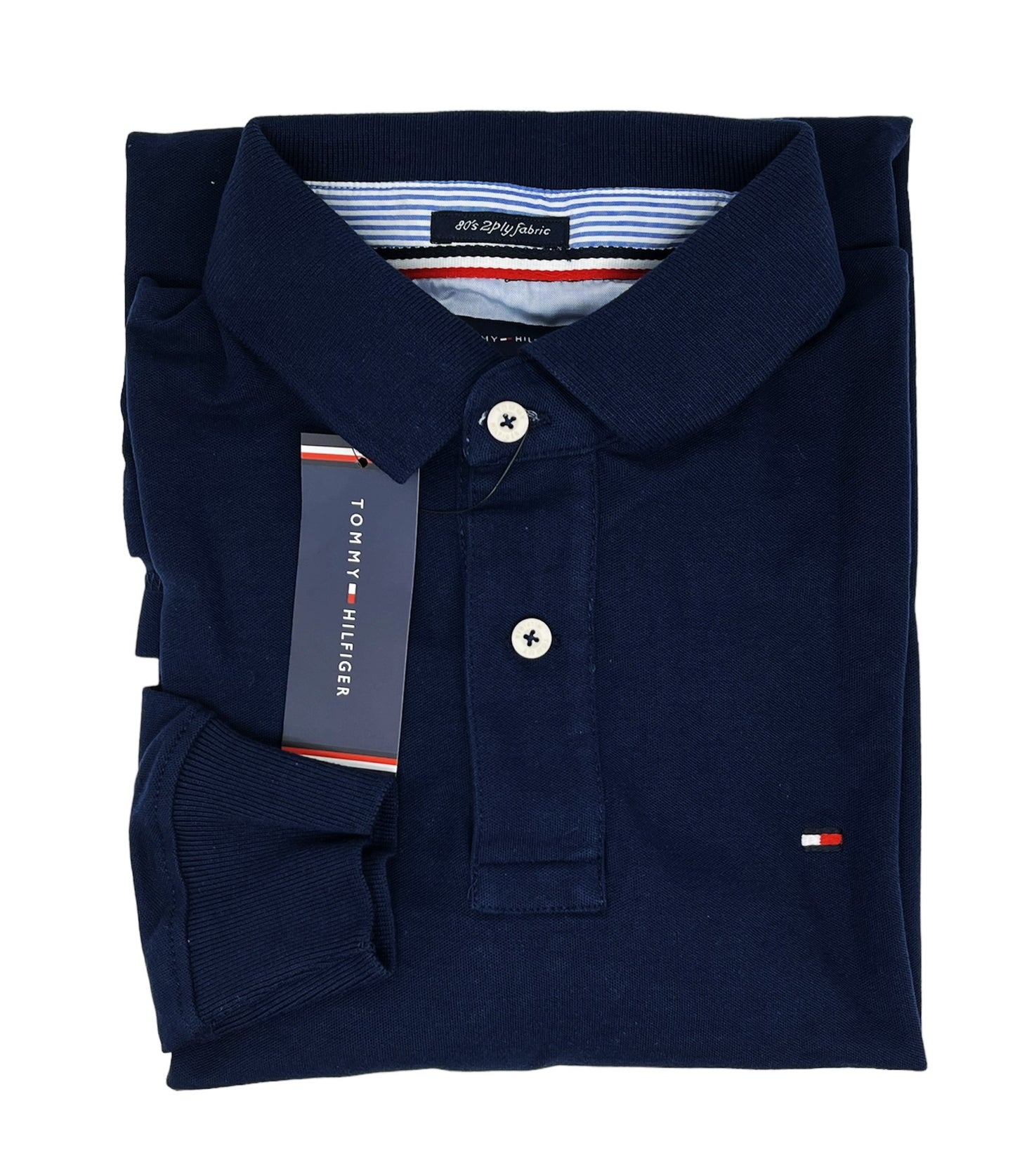 Camisero Tommy Hilfiger manga larga azul