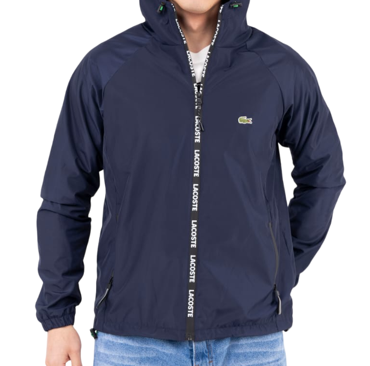Casaca Lacoste con capucha