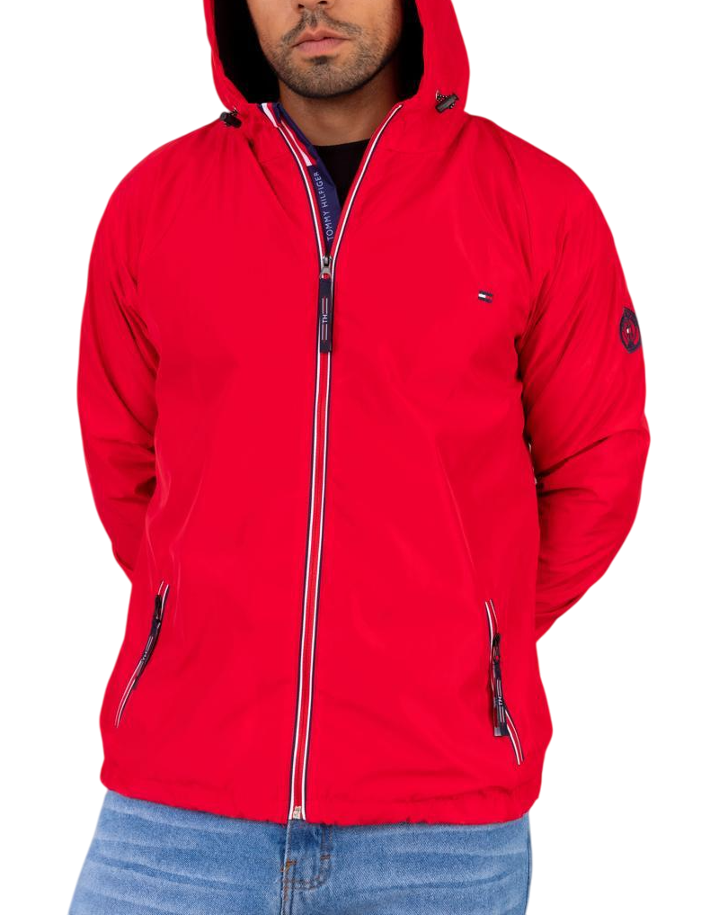 Cortaviento Tommy H con capucha impermeable