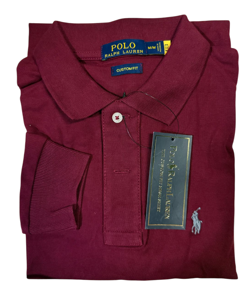Camisero manga larga Ralph Lauren vino