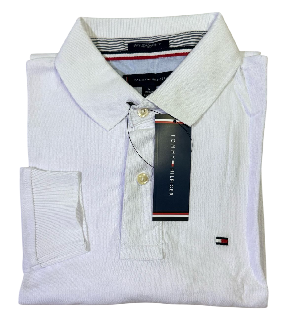 Camisero manga larga Tommy Hilfiger blanco