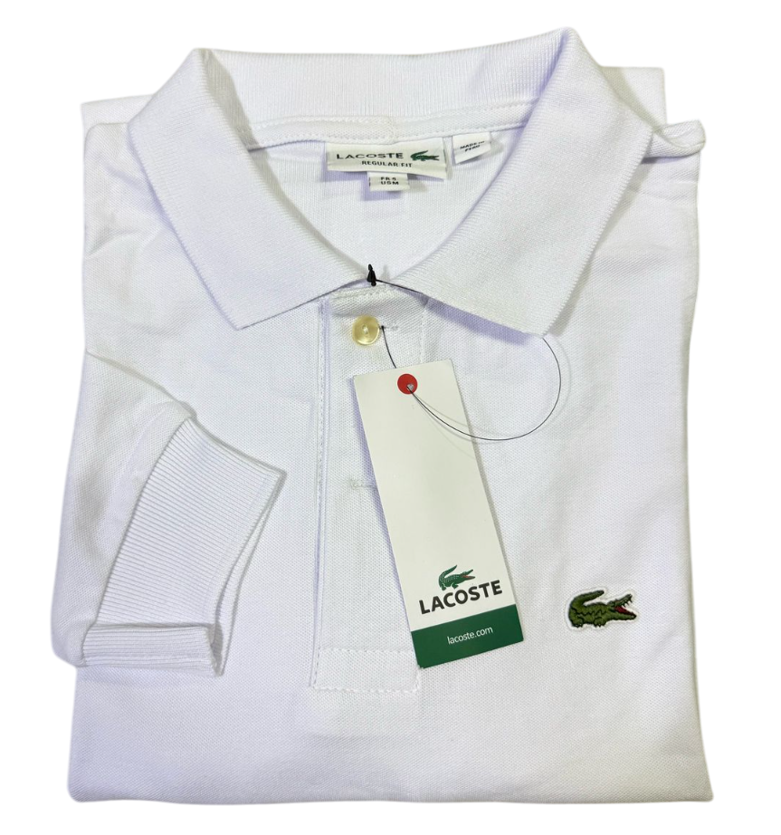 Camisero manga larga Lacoste blanco