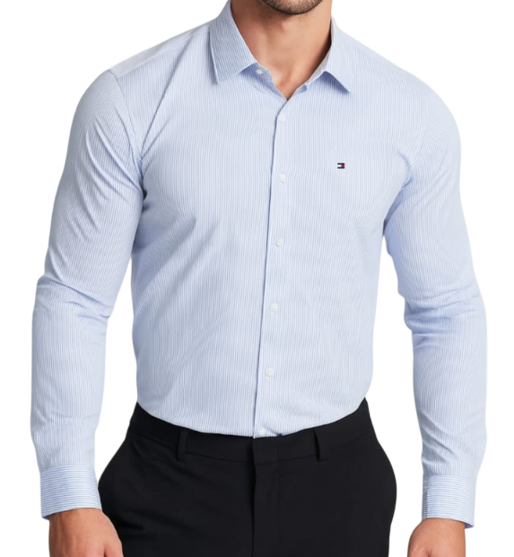 Camisa Tommy H algodón pima