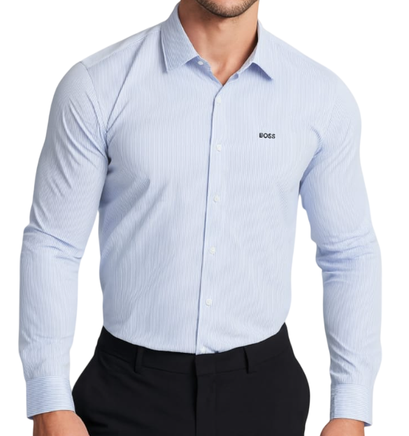Camisa Boss algodón pima