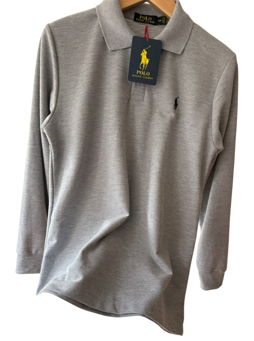 Camisero manga larga Ralph Lauren gris