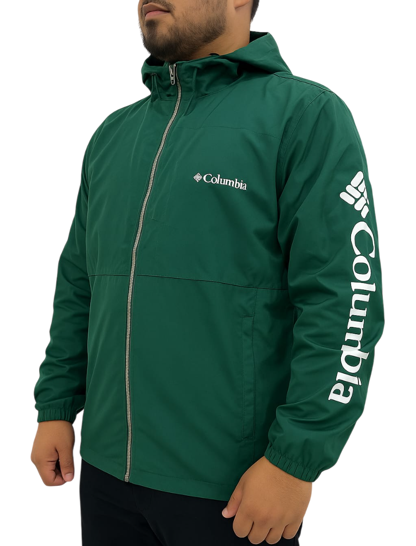 Cortaviento Columbia impermeable con capucha
