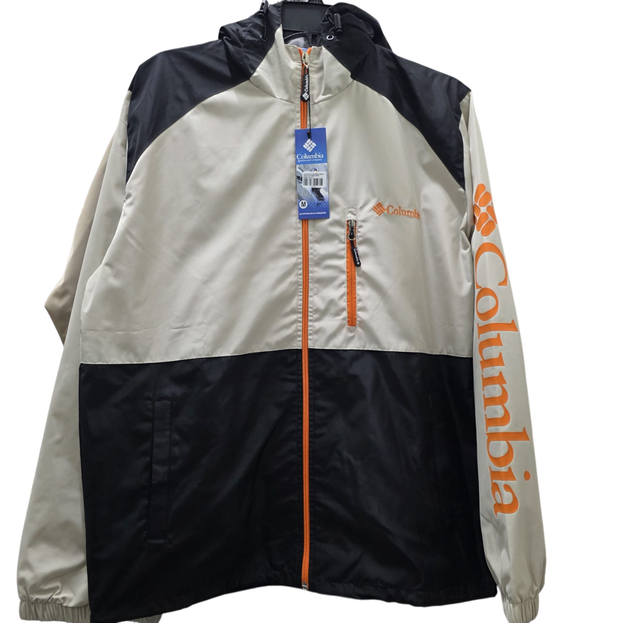 Cortaviento Columbia impermeable con capucha