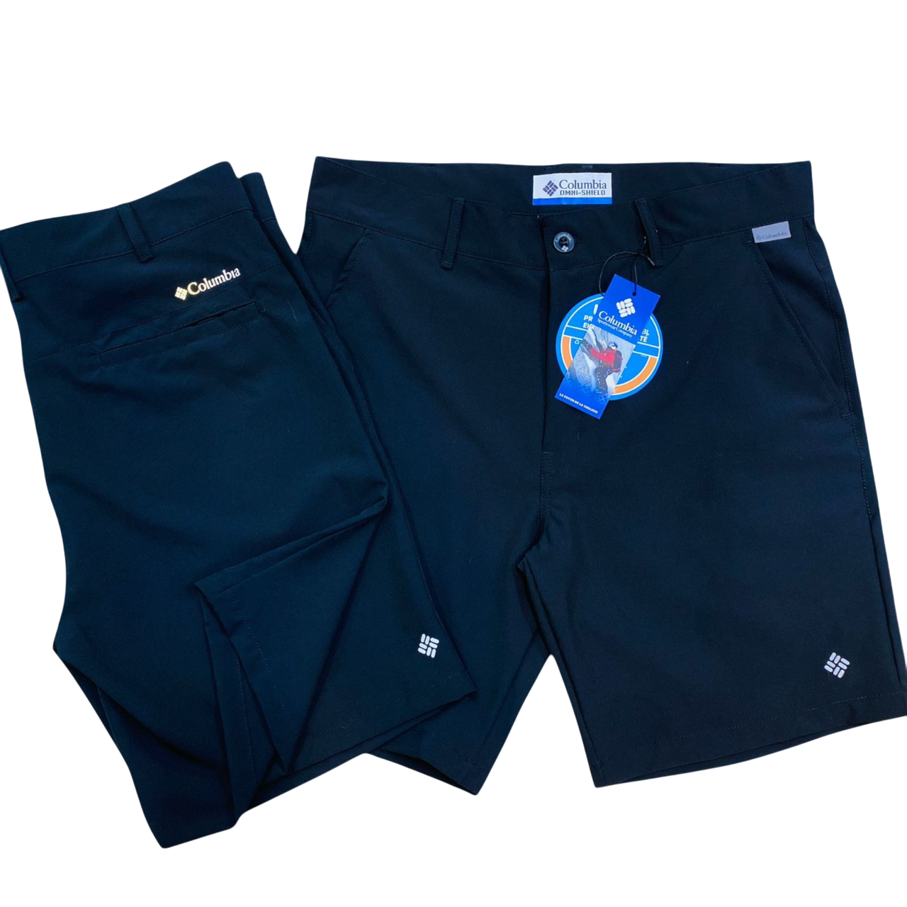 Short Columbia antifluido azul marino