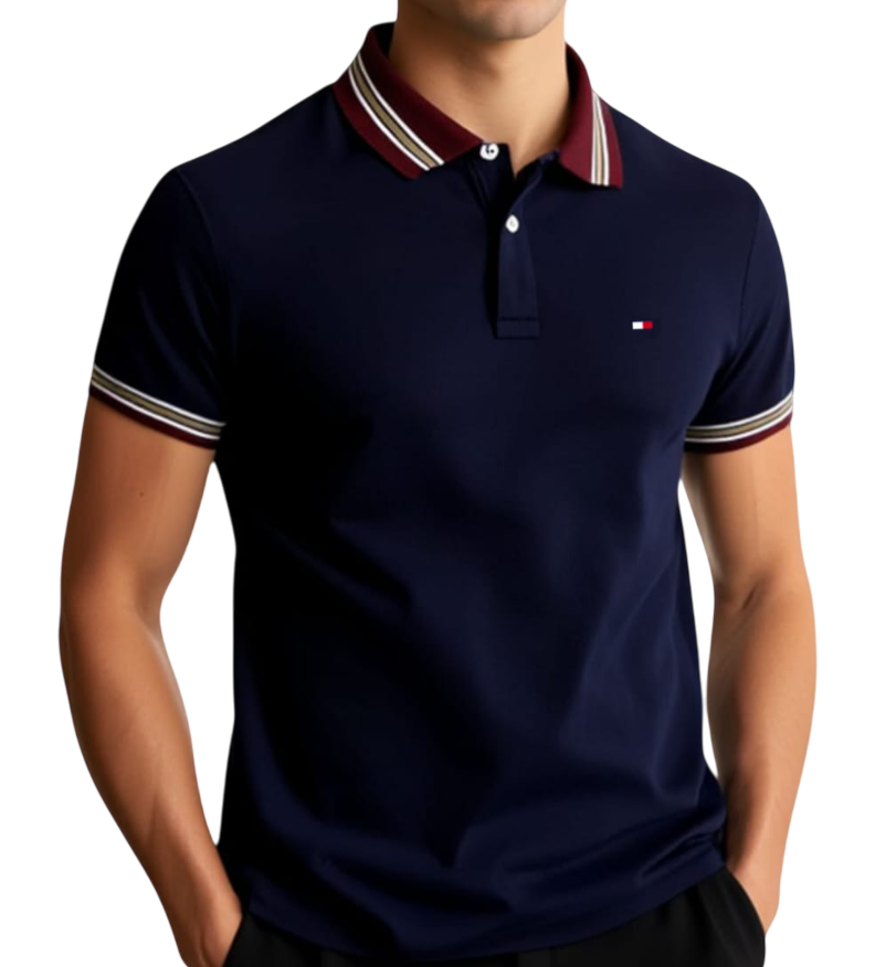 Camisero Tommy H algodón piqué