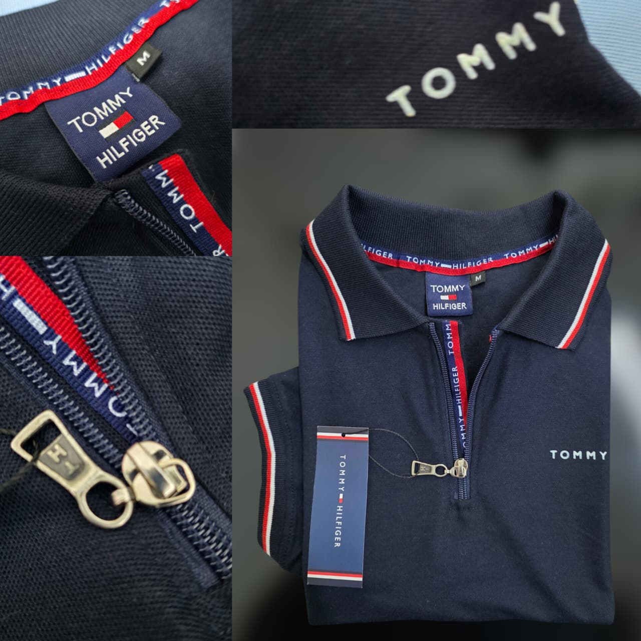 Camisero Tommy H algodón piqué