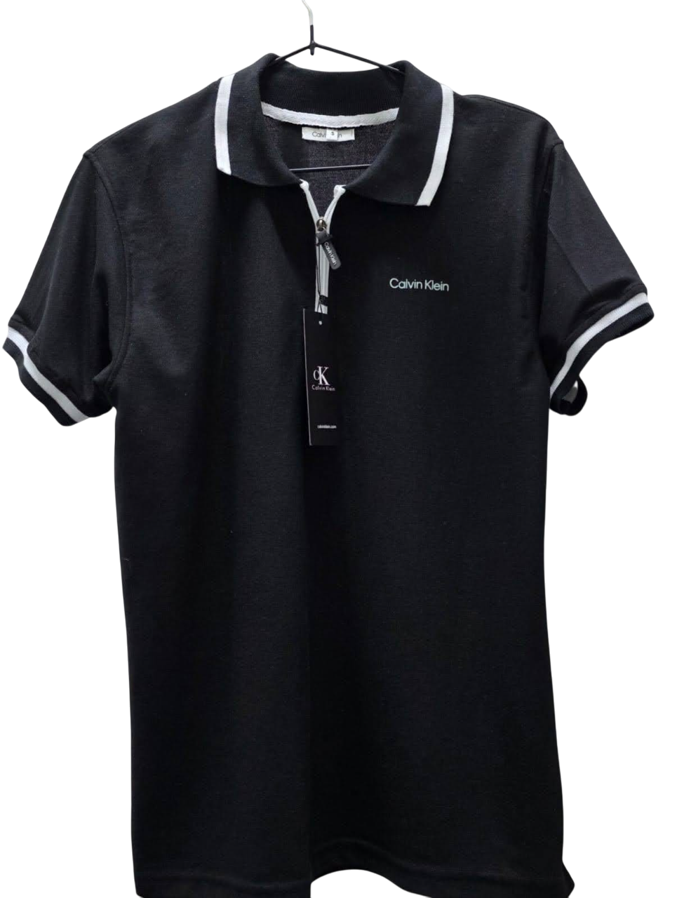 Polo cuello redondo Calvin Klein color negro