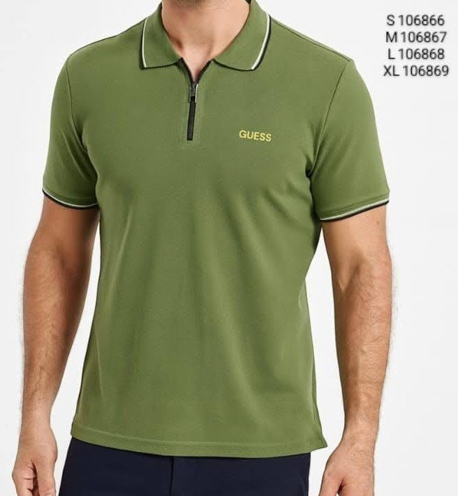 Polo camisero Guess color negro