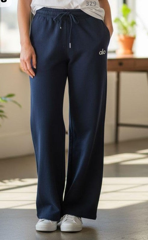 Palazo para dama Alo color azul acero