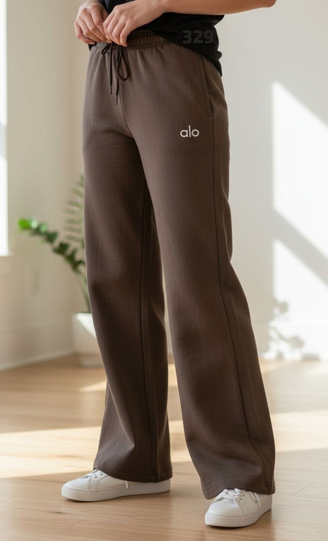 Palazo para dama Alo color marrón