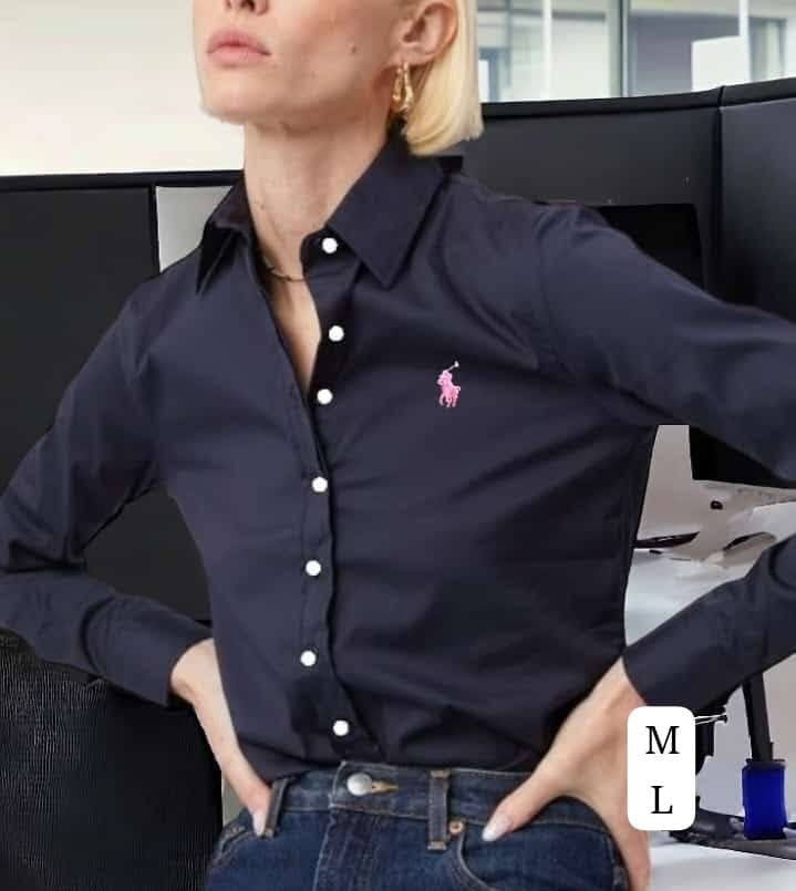 Blusa Ralph Lauren para dama azul marino