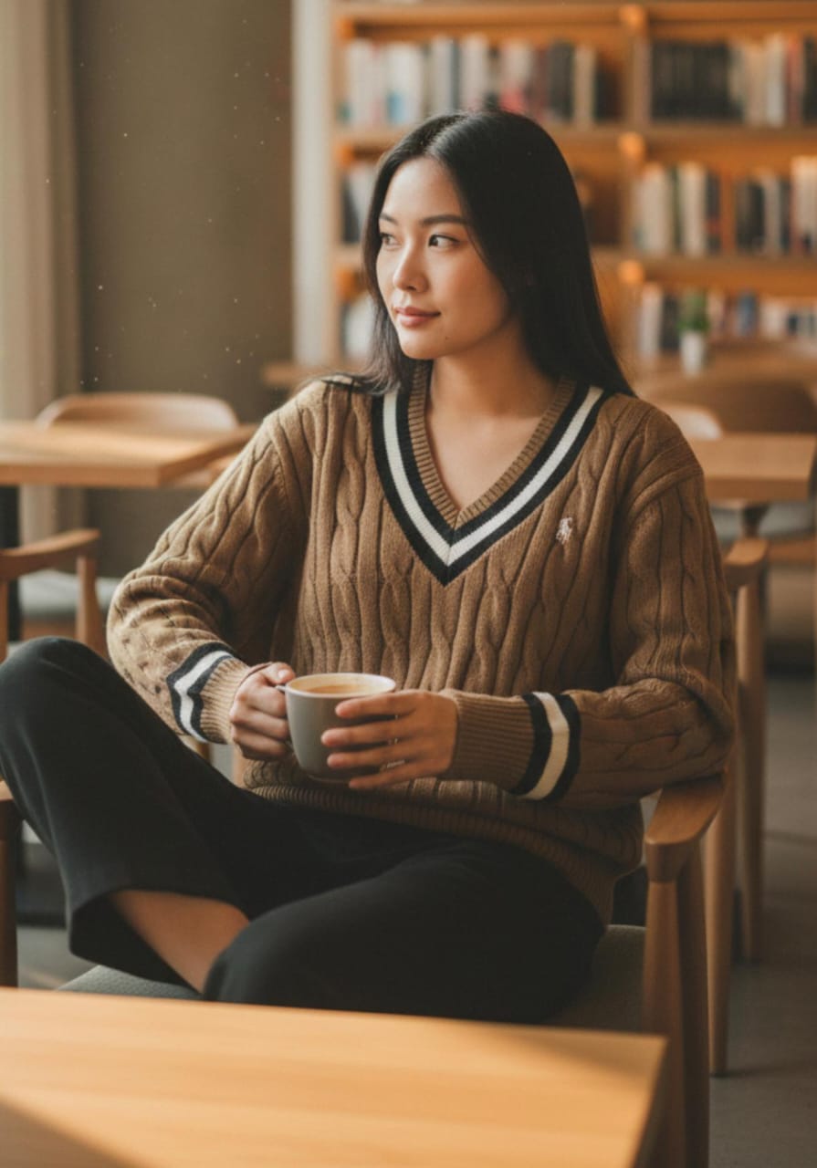 Chompa hilo Ralph Lauren DAMA