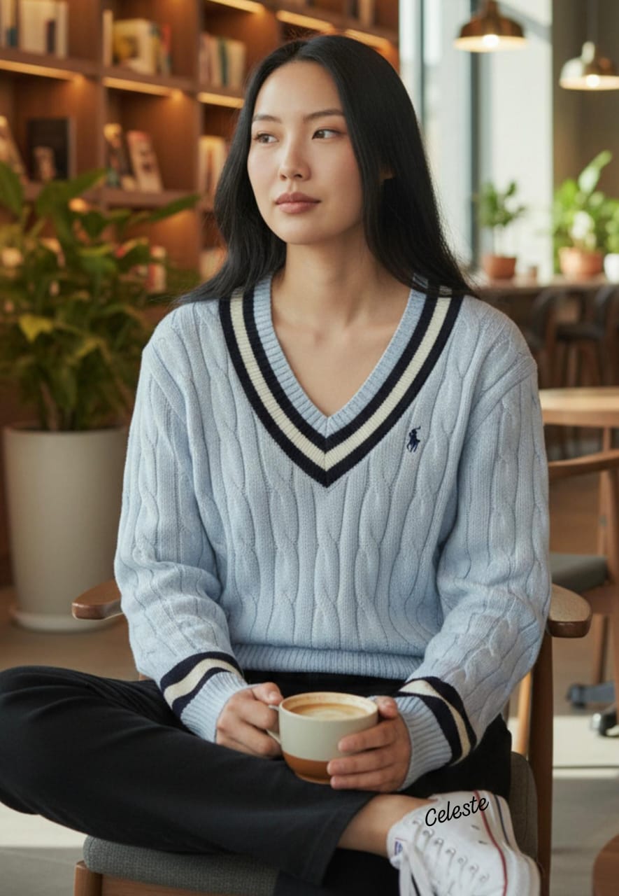 Chompa hilo Ralph Lauren DAMA