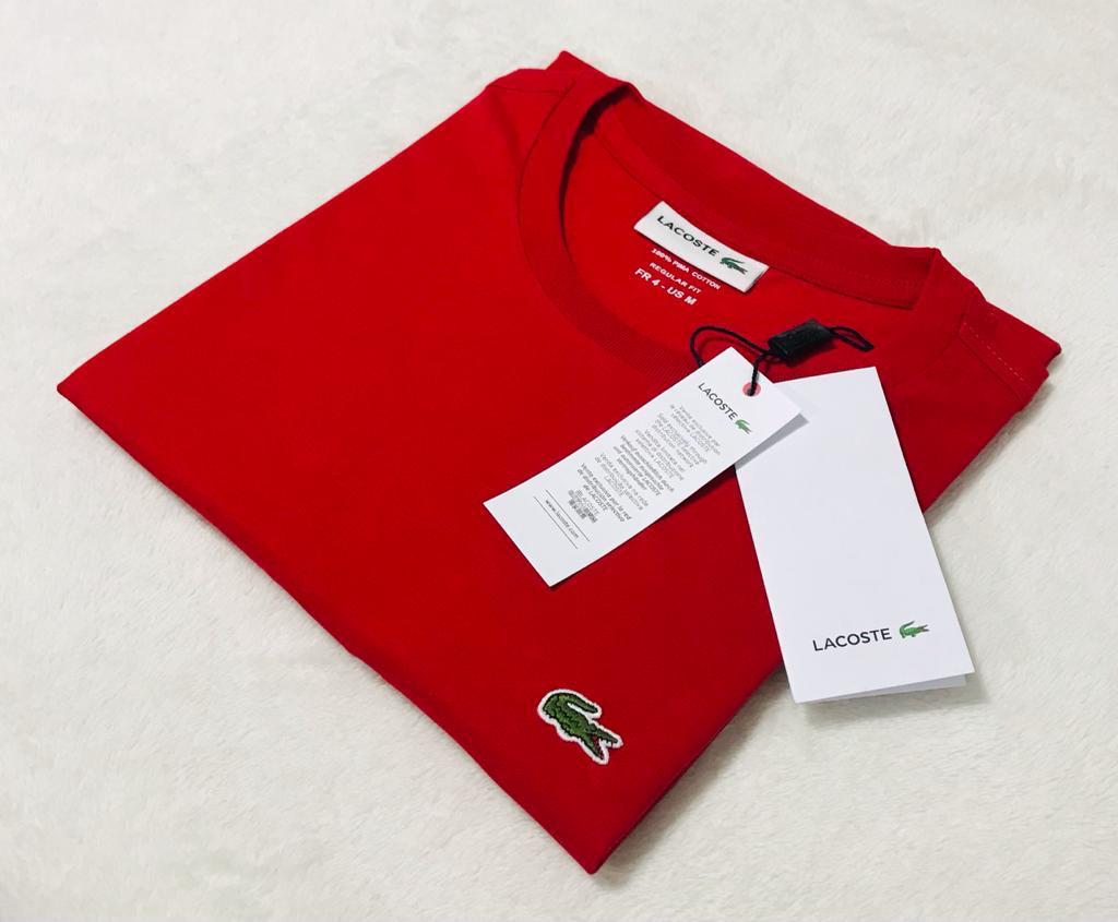 Polo Lacoste cuello redondo