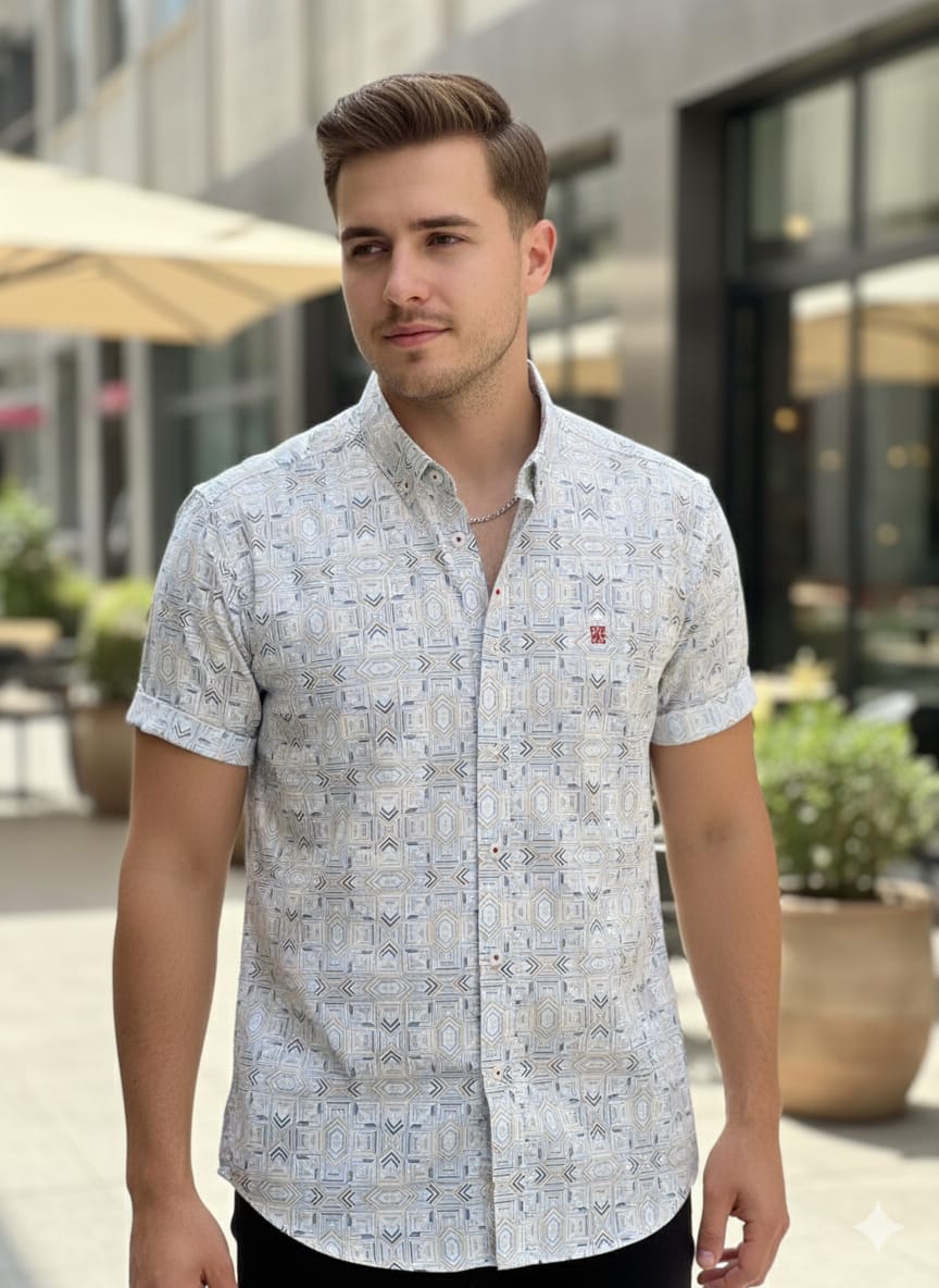 Camisa Carolina Herrera manga corta