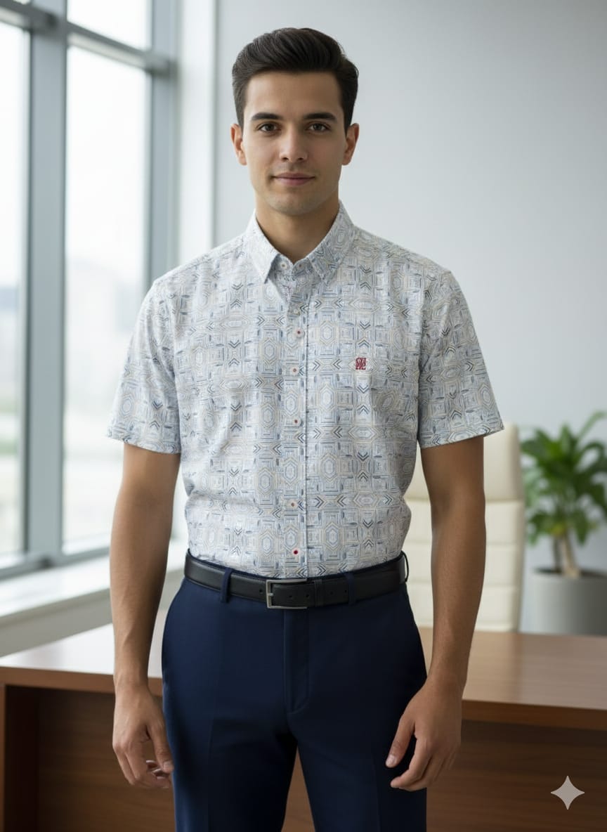 Camisa Carolina Herrera manga corta