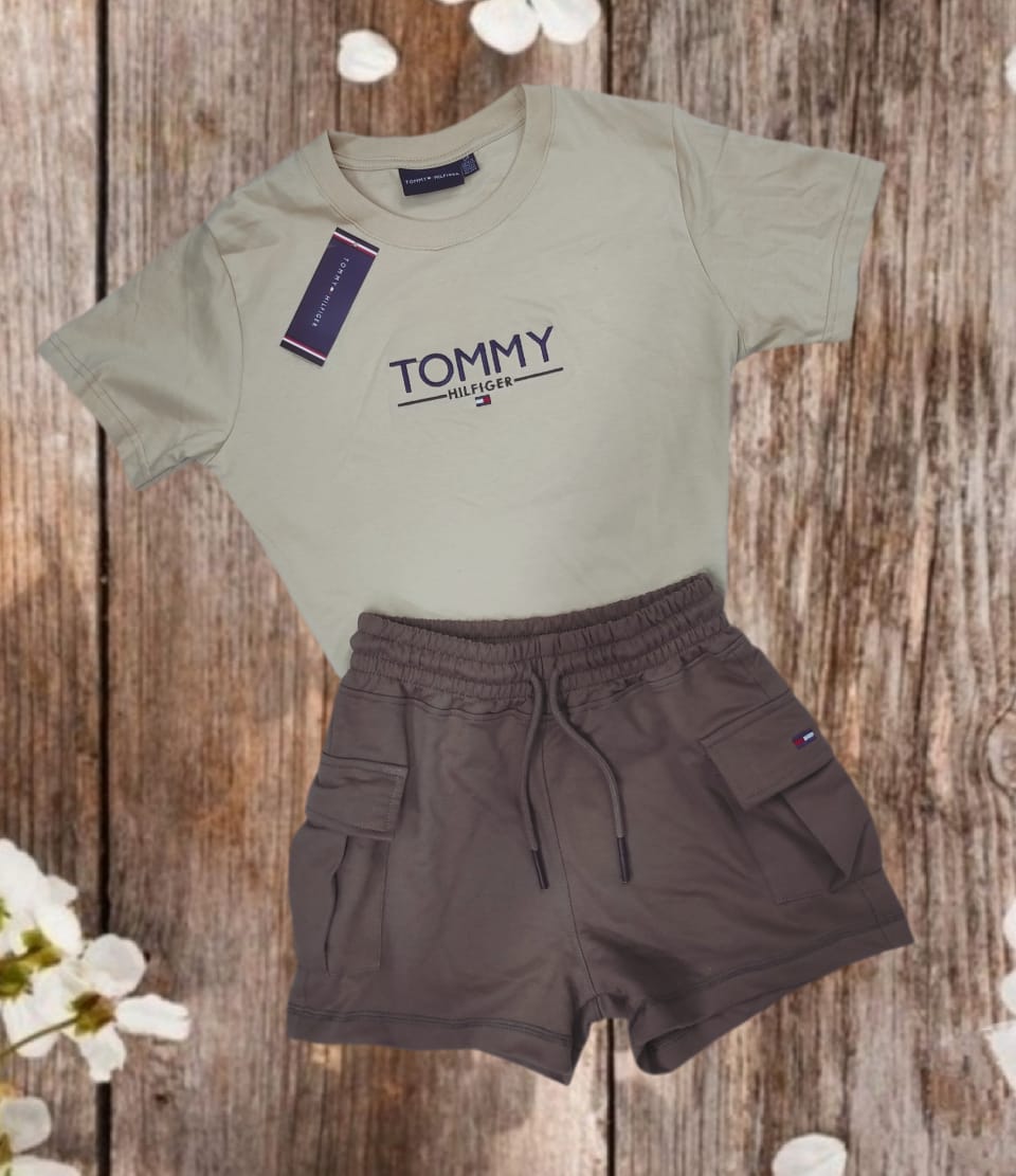 Conjunto Short + polo Tommy Hilfiger
