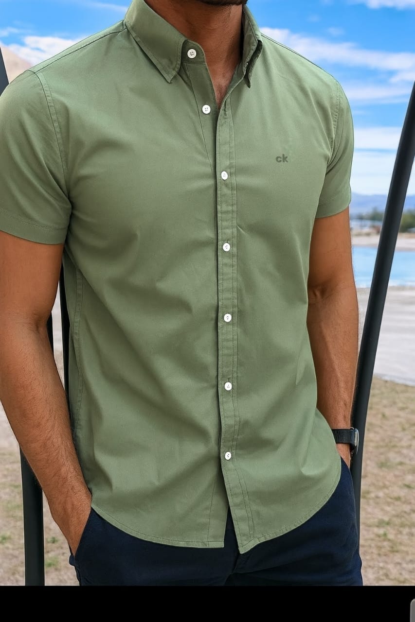 Camisa calvin K manga corta